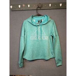 Adidas turquoise hoodie size small.*